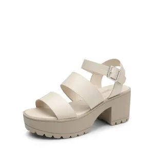 Dream Pairs Sleek and Lightweight Women's Cuban Heel Fisherman Sandals with Open Toe