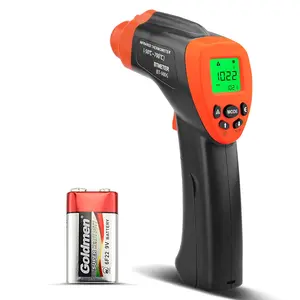 Non-Contact Digital Infrared Thermometer High IR Laser Temp Gun 16:1 Distance Spot Ratio Backlit -58 ℉ -1292 ℉   for Kitchen Cooking Grilling Automotive NOT for Human Temp