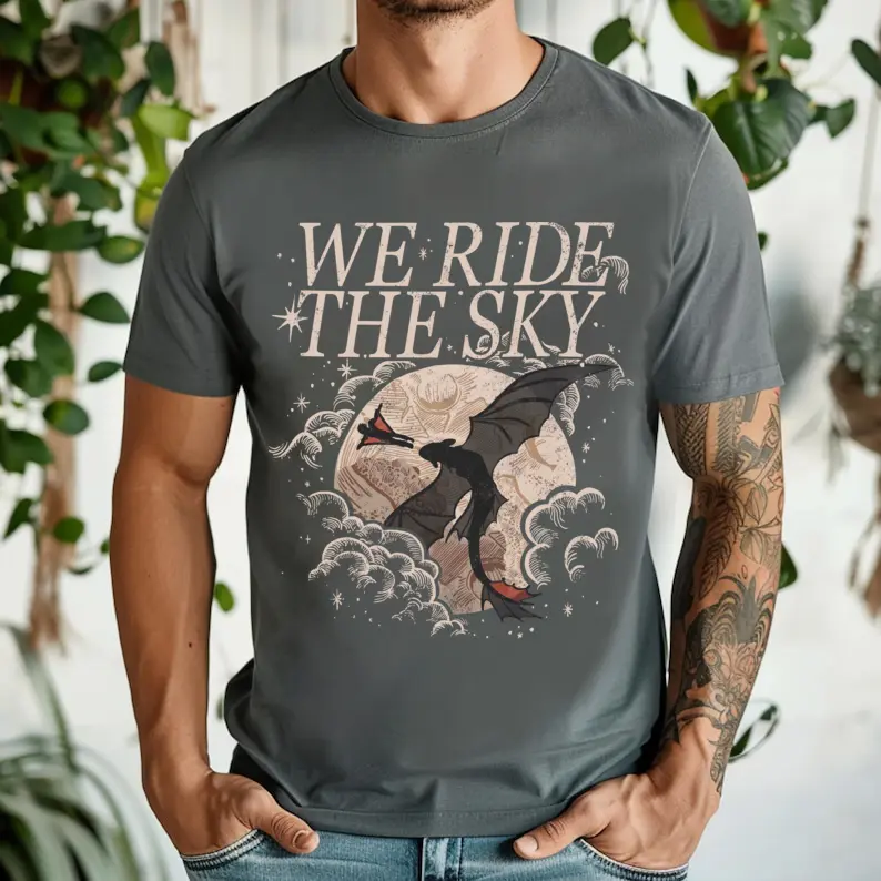 We Ride The Sky Shirt, Night Fury Shirt, T00th3ss, HTTYD Sweatshirt, Gift For Friend