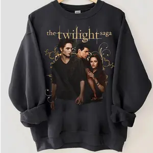 Vintage The Twilight Saga Edward Cullen Bella Swan Y2K T-Shirt, Twilight Movie Sweatshirt, Jacob Loca 90s Shirt, Cloud Tee Movie Tee, Gift For Men & Women