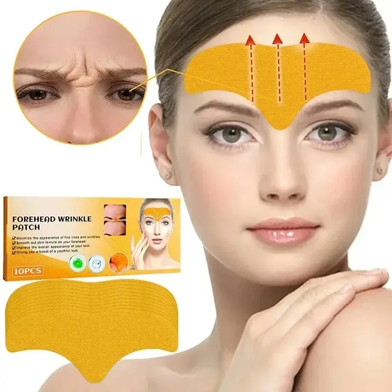 10pcs/20pcs Forehead Wrinkle Patch Lifts Face and Tightens Skin, Forehead Wrinkle Reducing and Smoothing Patch, Skincare Treatment, Beauty Products