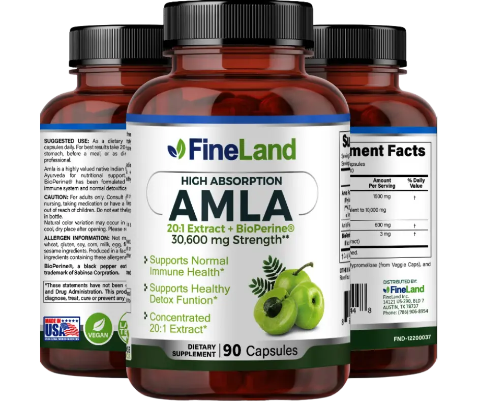 FineLand Amla Supports Normal Immune Health Healthcare Capsule