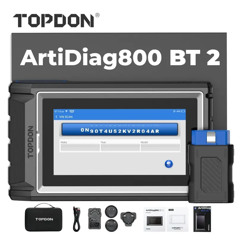 TOPDON ARTIDIAG800BT 2 CAR DIAGNOSTIC TOOL OBD SCANNER ALL SYSTEM BLUETOOTH TPMS topdon bidirectional scan tool bi-directional scanner repair guide Automotive
