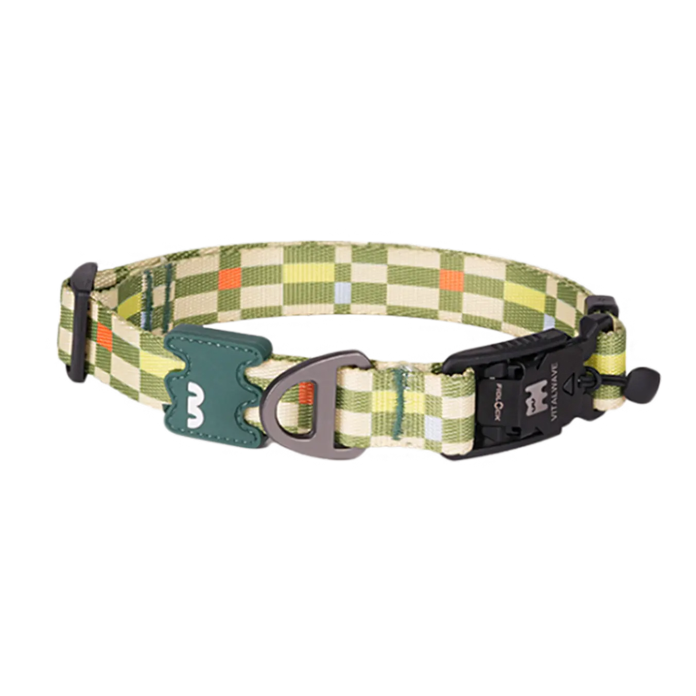Anti-Escape Dog Collar & Leash Set – Dual Lock Magnetic & Screw Carabiner, Quick Release, Adjustable for Medium & Large Dogs