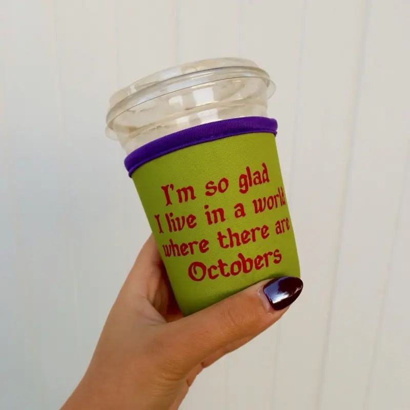 Autumn Iced Coffee Sleeve
