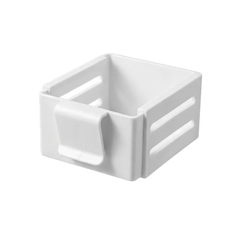 Clip-On Refrigerator Door Organizer Bin, Fridge Storage Basket for Sauce Packets, Snacks & Small Items, Space-Saving Kitchen Organizer