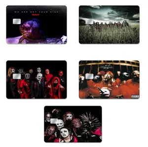 Slipknot Card Skin Cover, Heavy Metal Debit Card Sticker, Nu Metal Wallet Aesthetic Card Decal, Band Inspired Credit Card Skin