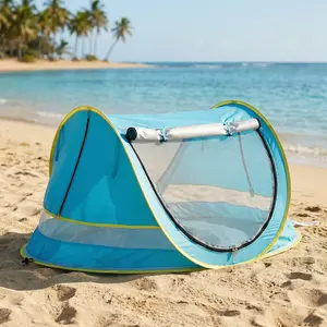 Sumbababy Summer Kids Outdoor Play Beach Tent, Pop Up Toddler Travel Tent , Infant Portable Playhouse, Outdoor Fun Adventure