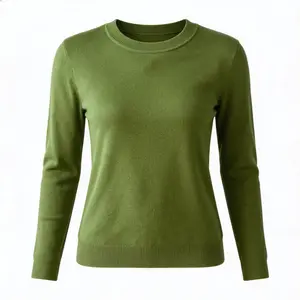 【Please refer to the size chart】AURAKNIT FINAL SALE - Holiday Waffle Knit Top - DU Deal crewneck soft ribbed knit casual top; basic women’s knitwear made from lightweight knit fabric; stretchy women’s knit sweater for spring outfits.St. Patty's Day Top