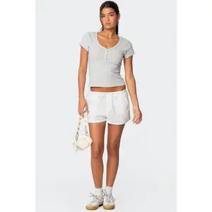Leslie Linen Look Shorts