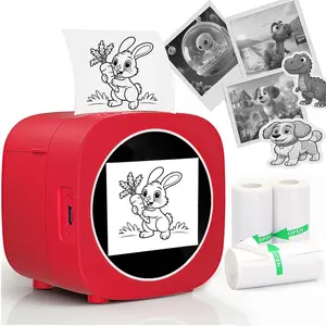 Smart Ai Voice Sticker Maker Machine with Display, Mini Sticky Label Printer for Scrapbooks, Photos, DIY, Home, School, Office Use