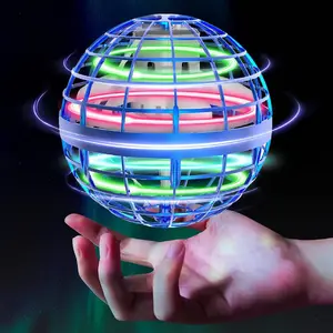 OrbFly Flying Orb Ball Toy – Hand Controlled Boomerang Hover Ball with LED Lights, Galactic Spinner Drone for Kids & Teens, Outdoor Toys Gift for Boys & Girls Ages 6+