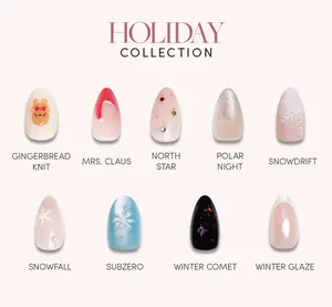 Glamnetic Holiday Press On Nail Collection - Snow Place Like Home