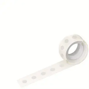 Glue Points Dots Double Sided, Sticky Dots Tack Adhesive Clear Balloons Tape Removable Non Trace Stickers For Wedding Decoration, Art Craft, Party Supplies 100 Pcs/Roll