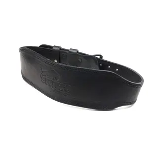 SPINTO Premium Leather Weightlifting Belt | Adjustable Gym Support for Squats, Deadlifts & Powerlifting | Durable, Comfortable & Long-Lasting Design for Strength Training