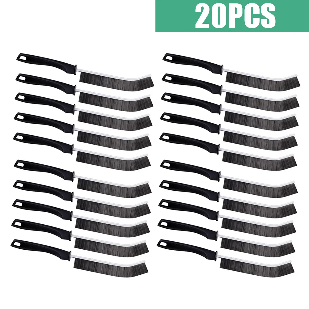 5/10/20 Pcs Crevice Cleaning Brush Set，Hard Bristle Crevice Brush，Small  Cleaner，Cleaning Products，Home Cleaning Brush Tool，Deep Reach Gap，Multifunctional Gap Brush for Car，Bathroom，Household Kitchen Tiles，Window Track Cleaning，House Cleaning
