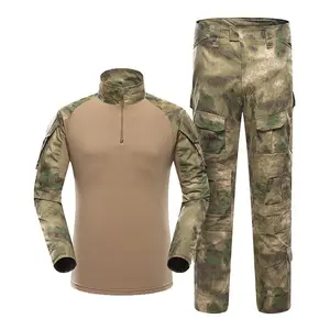 Combat Suit Tactical Camouflage Clothing Hunting Uniform  Pads Men Outdoor