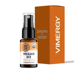 Vimergy Organic Vegan D3 15mL - Supports Immunity & Bones Health