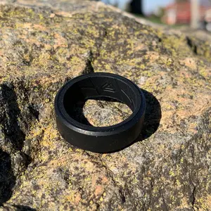 Men's Black Silicone Wedding Ring Men's Black Silicone Wedding Ring