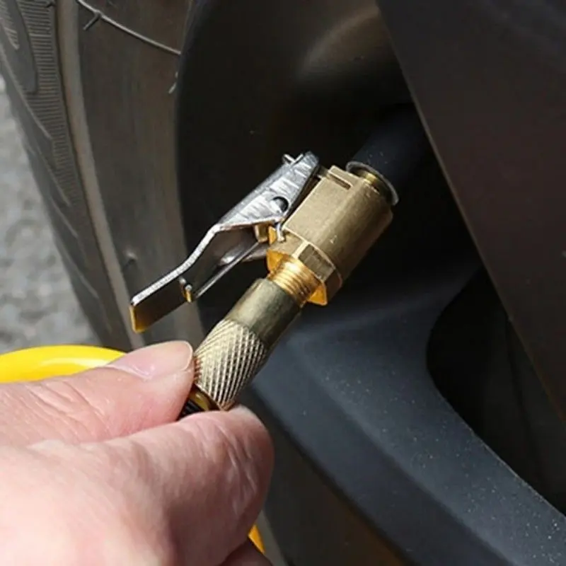 Automotive Inflatable Pump Connector: Quickly Fill Your Tires with a Press-on Nozzle! Tire Inflator Tool