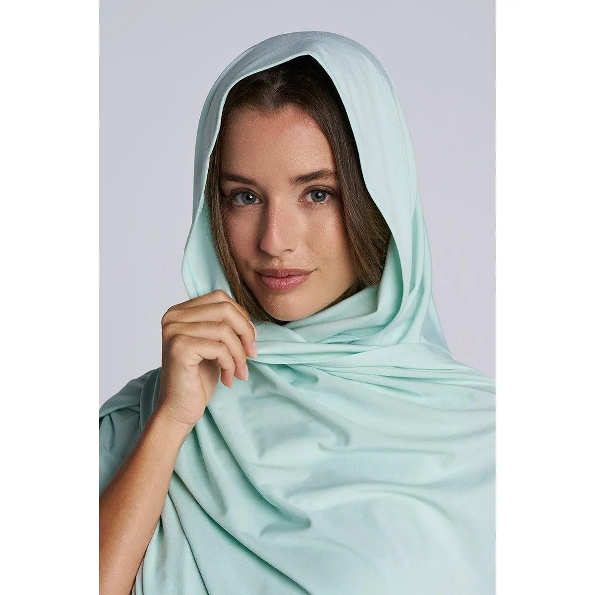 Women's Bhakti Shawl | Misty Aqua