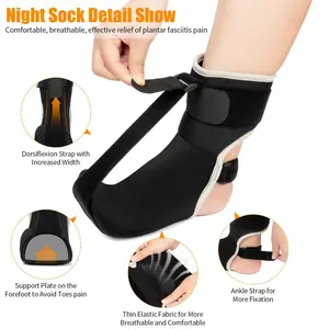 NightFlex Pro Dorsiflexion Night Splint: Adjustable Foot Drop Brace for Plantar Fasciitis Relief foot Drop Stretch Belt Night Splint Adjustable Unisex Fixed Ankle Brace foot sagging stretching belt night splint adjustable unisex fixed ankle brace