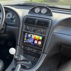 For 1994-2004 Ford Mustang | 7" Android 15 Car Stereo Radio with Apple CarPlay, Android Auto, GPS Navigation, Bluetooth & WiFi