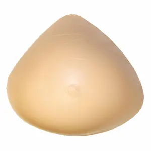 Flirtzy  Mastectomy Triangle Symmetrical Silicone Breast Form with Nipple, Nude - Size 11