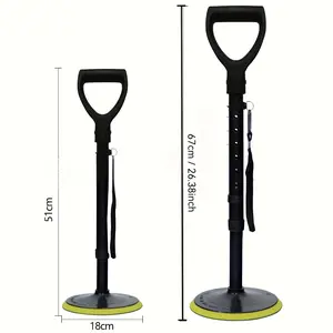Adjustable Standing Aid — Featuring an adjustable height and portable design, this device is specifically engineered to provide assistance and support to the elderly and individuals with mobility impairments, aiding them in standing up and facilitating sh