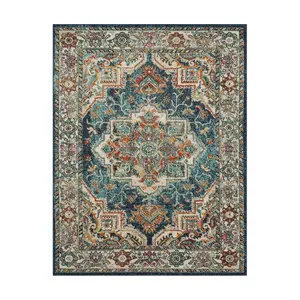 Mohawk Home Dellen Blue 5' 3" X 8' Area Rug Mohawk Home Dellen Blue 5' 3" X 8' Area Rug