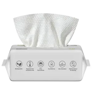 Disposable Face Towel, Soft Multi-purpose Makeup Remover Disposable Face Towel, Disposable Face Cleaning Towel for Home Outdoor Travel, Face Skin Towels