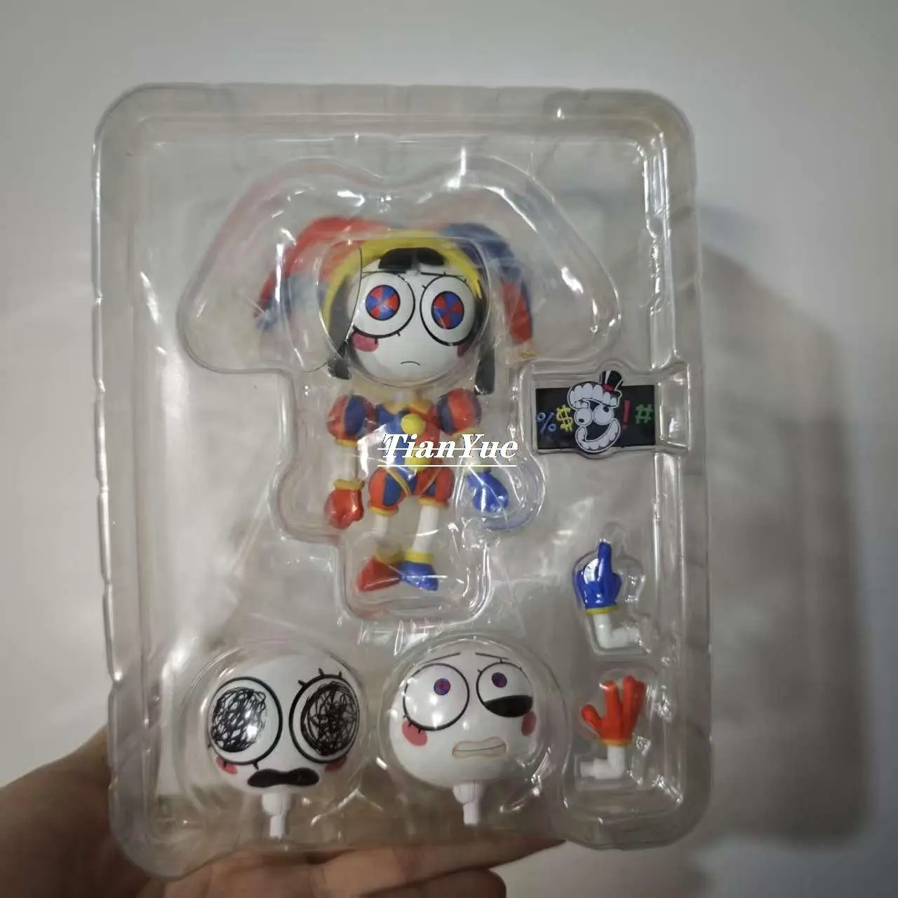 Anime The Digital Circus Pomni 2583 Articulated PVC Collectible Anime Figurine, 10cm Model Toy Gift for Figurine Collectors, Collectible Figurines, Figurines For Collectors