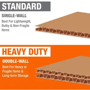 Medium Moving, Shipping, Packing Box with Handles (10 Pack)