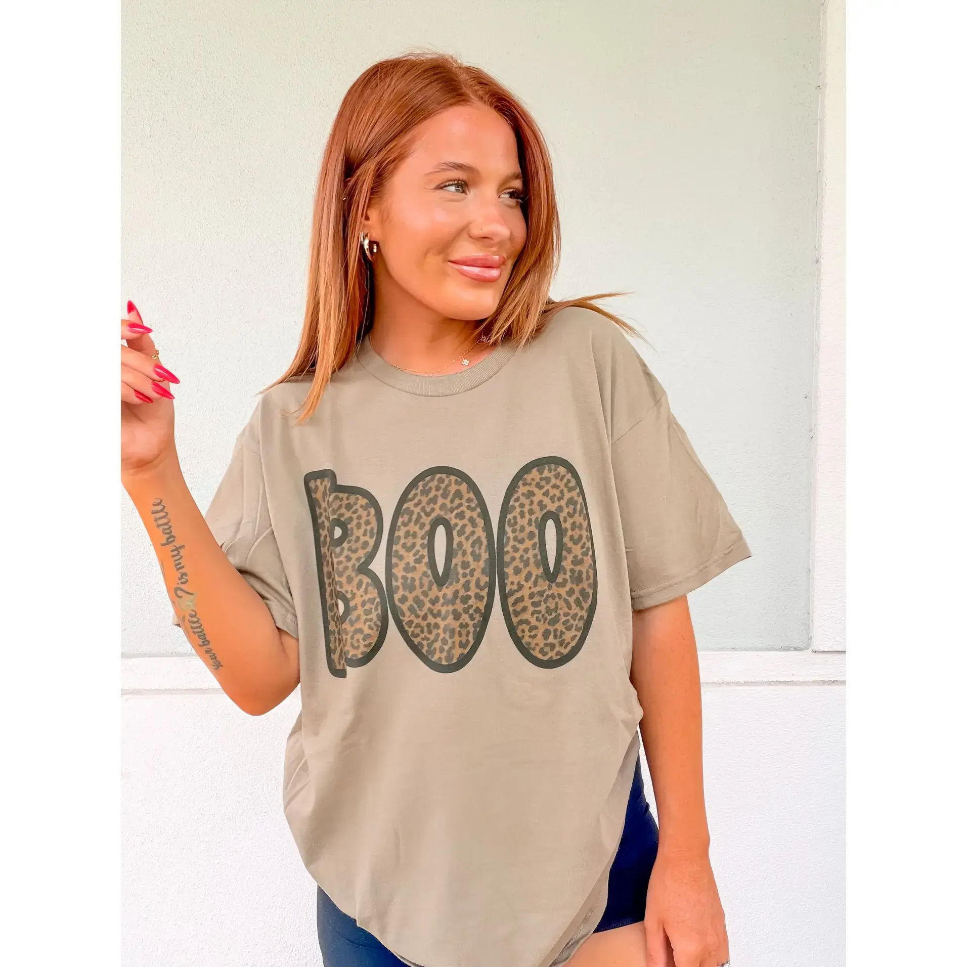 Cheetah Boo Graphic Top