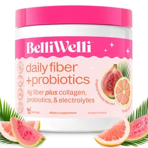 BelliWelli Daily Fiber + Probiotics + Collagen - Tropical Breeze Healthcare Fitness BelliWelli Daily Fiber + Probiotics + Collagen - Tropical Breeze Healthcare Fitness