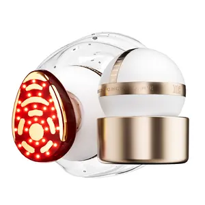 INIA SPHERA At-Home RF & LED Anti-Aging Facial Device – Lift, Tighten & Sculpt with EMS Microcurrent, Red Light Therapy, Electroporation & Cryo Cooling for Firm, Glowing Skin, Best Valentine's Day Gift for Her