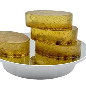 Chamomile  Calm bars,  soothing soap for sensitive Skin - (6 Bars) + Free  wooden Soap Dish