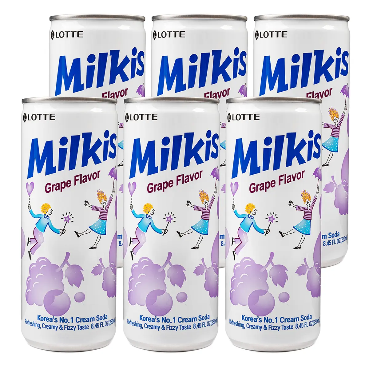 Lotte Milkis Grape Flavor 250 ml