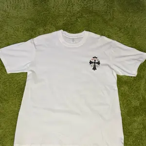 Men's White Chromeheart Short-Sleeve T-Shirt, Menswear Top