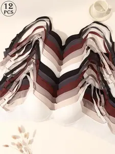 Women's Solid Color Adjustable Strap Push Up Bra, Breathable Comfortable Underwire Bra, Soft Lingerie for Daily Wear