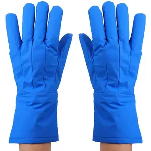 Low Temperature Gloves -200℃ to -360℃ Unisex Cold Weather Glove Liquid Nitrogen Cryogenic Gloves for Refrigeration Safety