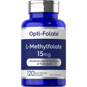 Carlyle L Methylfolate 15mg | 120 Capsules | Value Size | Max Potency | Optimized and Activated | Non-GMO, Gluten Free | Methyl Folate, 5-MTHF | by Opti-Folate