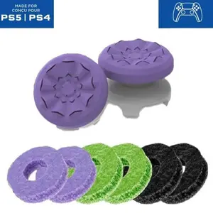 Controller Gaming Grips for Xbox One Series X/S Controllers 2 High-RiseThumbsticks for Enhanced Precision Console controller aim thumbsticks mobile Switch Joystick Replacement ThumbGrips Anti-Slip Silicone PS5 Controller Cover gamepad