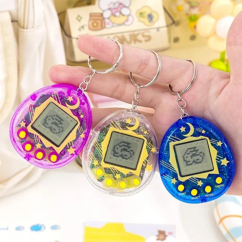 Cute Tamagotchi Simulation Game Console Shaped Bag Pendant Car Keychain Pendant Decorative Accessory