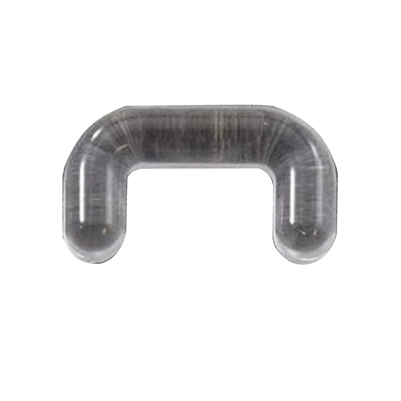 Clear Acrylic Basic U Shape Staple Septum Retainer - 16 to 10 Gauge