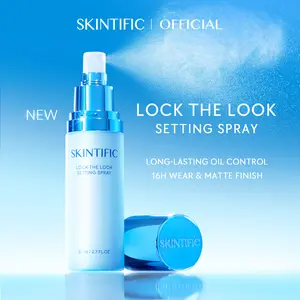 [New Launch] SKINTIFIC Lock The Look Setting Spray - 16H Long Lasting & Oil Control, Poreless Soft Matte Finish with Hyaluronic Acid & Ectoin, Anti-Pollution & Blue Light Protection Makeup Fixer