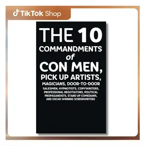 10 Commandments of Con Men Pickup Artists Magicians Door-to-Door Salesmen Hypnotists Copywriters Negotiators Political Propagandists Stand Up Comedians and Oscar-Winning Screenwriters John Bejakovic Paperback chatgpt millionaire