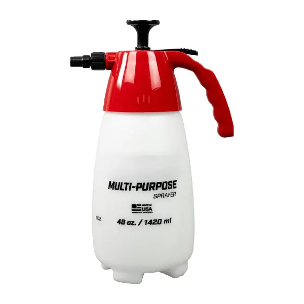 48oz Handheld Pump Sprayer for Lawn & Garden, Multi Purpose Pressure Sprayer with Adjustable Nozzle, Translucent Tank & Anti Clog Filter for Plant Care, Weed Control & Outdoor Cleaning