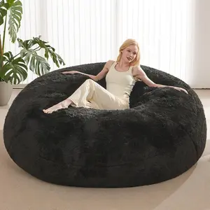 Plush Comfort Bean Bag Chair Cover (no Filler), Washable Giant Bean Bag Cover, Living Room Furniture, Anti-Slip, Suitable for Teens Kids Girls