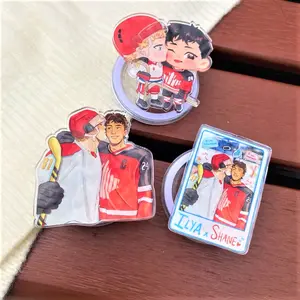 Heated Rivalry Player Couple Magsafe Phone Grip - Magnetic Pop Socket & Kickstand - Gift for Fan